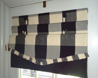 French Door cordless Roman Shades - DIY -Downloadable Instructions - Sunny Solution