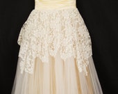 Items similar to Vintage 1950s Tulle and Lace Designer  