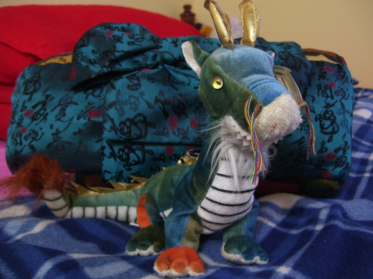 Zodiac dragon beanie baby retired by AlisArtwork on Etsy