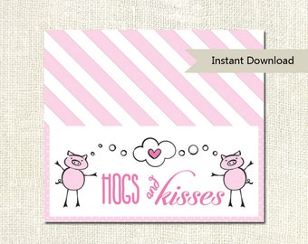 Popular items for hogs and kisses on Etsy