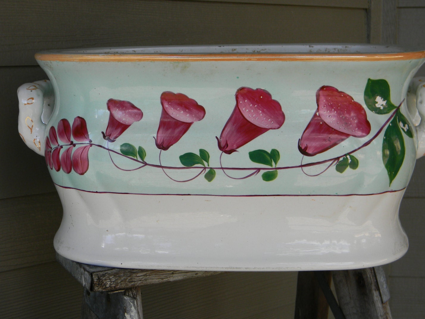 Vintage Foot Bath 19th Century English Foot Bath RARE