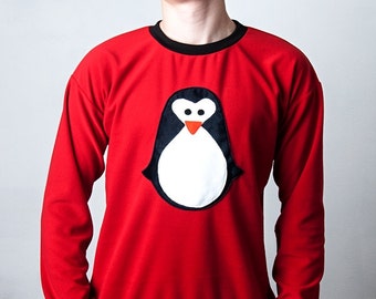 Popular items for sweater penguin on Etsy