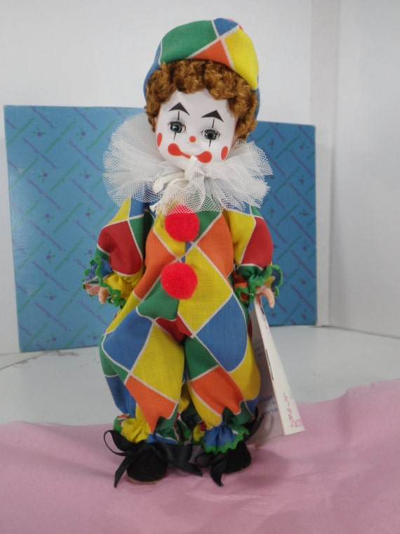 Clown 8 inch doll by Madame Alexander 8 inch vintage