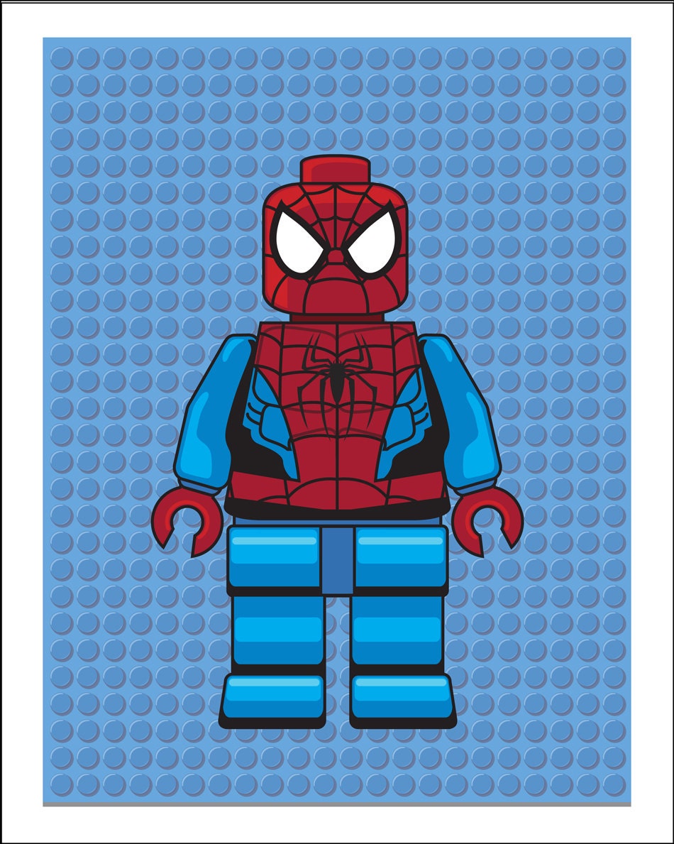 lego spiderman mini figure