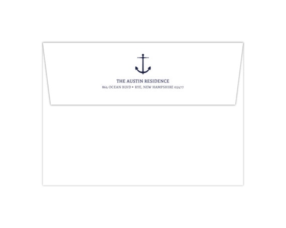 Printing Address Labels On Envelopes | anchor return address printing nautical envelope labels Printing Address Labels On Envelopes | anchor return address printing nautical envelope labels