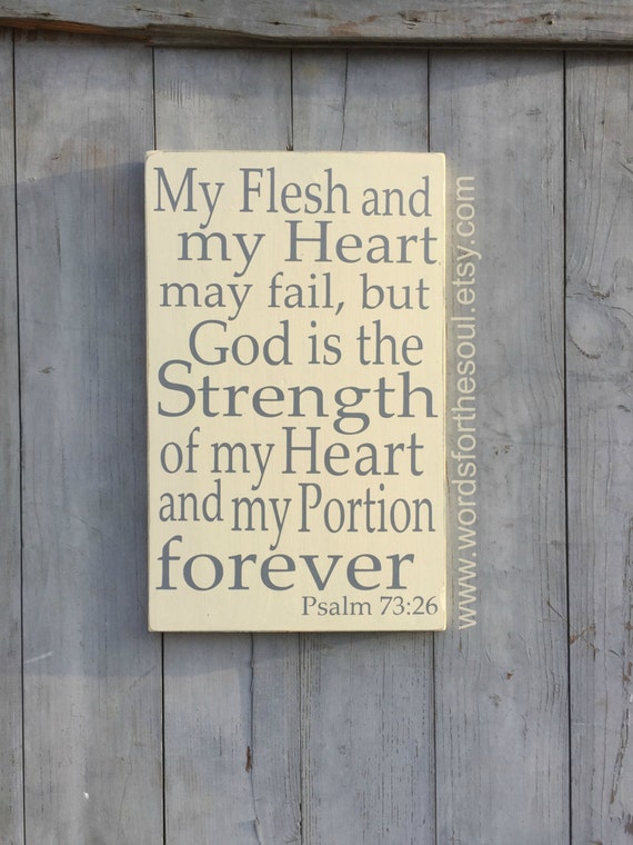 Items similar to Bible Verse Wall Art Rustic Wood Signs Scripture