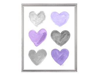 Purple And Grey Wall Art gray wall art | etsy Purple And Grey Wall Art gray wall art | etsy
