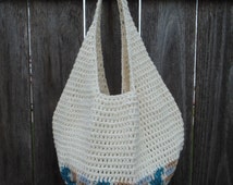 Popular items for crocheted market bag on Etsy