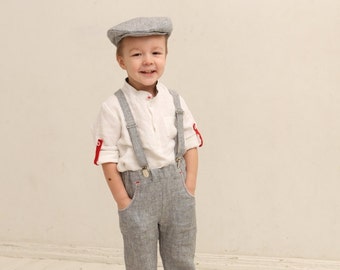 Ring bearer outfit Wedding party outfit Family photo prop
