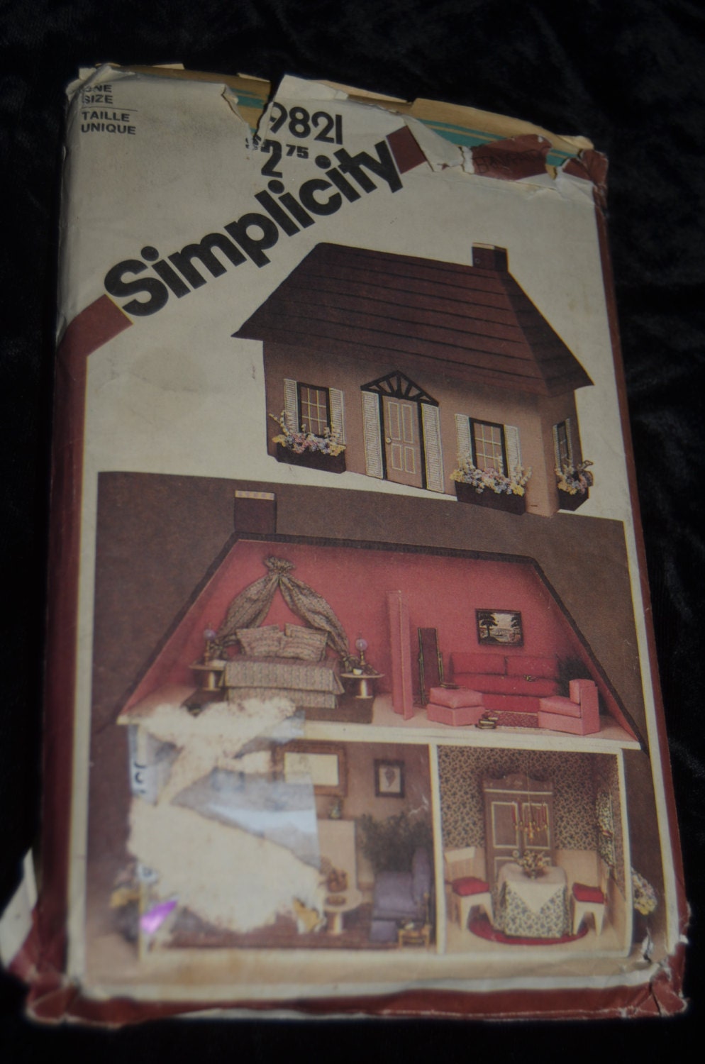 Pattern 9821 Simplicity 9821 Doll House and Furnishings Sewing Pattern – UNCUT ...