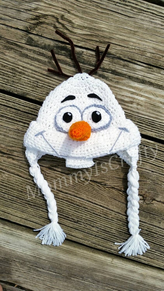 olaf hat crochet frozen disney hats beanie crocheted hugs warm fans snowman cap character patterns inspired perfect calling adorable schneemann