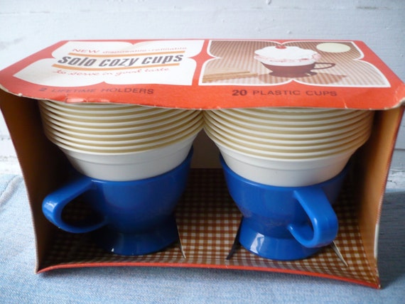 Vintage Solo Cozy Cups New Old Stock by ShopHereVintage on Etsy