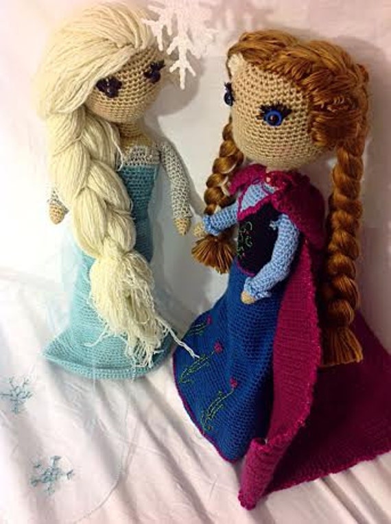 Elsa and Anna Frozen Crochet PATTERN