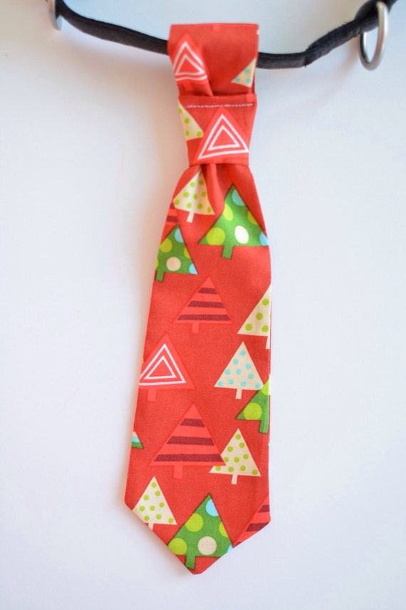 Items similar to Trim Up the Tree - Dog Tie on Etsy