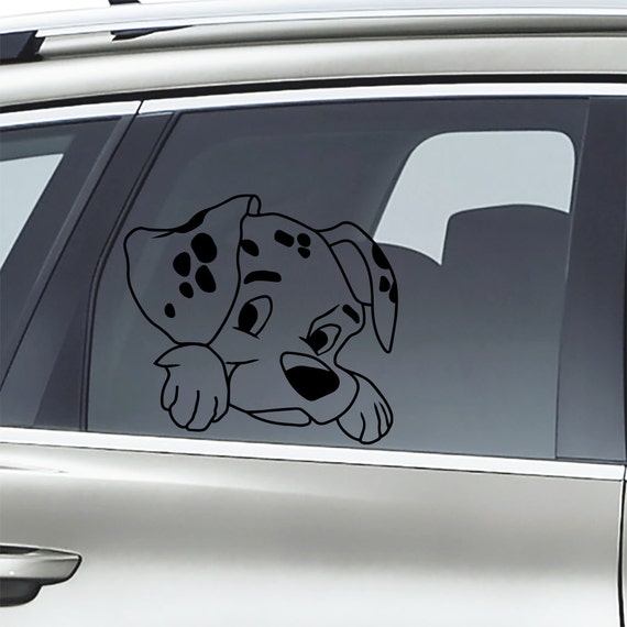 Car Window Decal Dalmatian Dog Decals Paws Vinyl by BestDecals