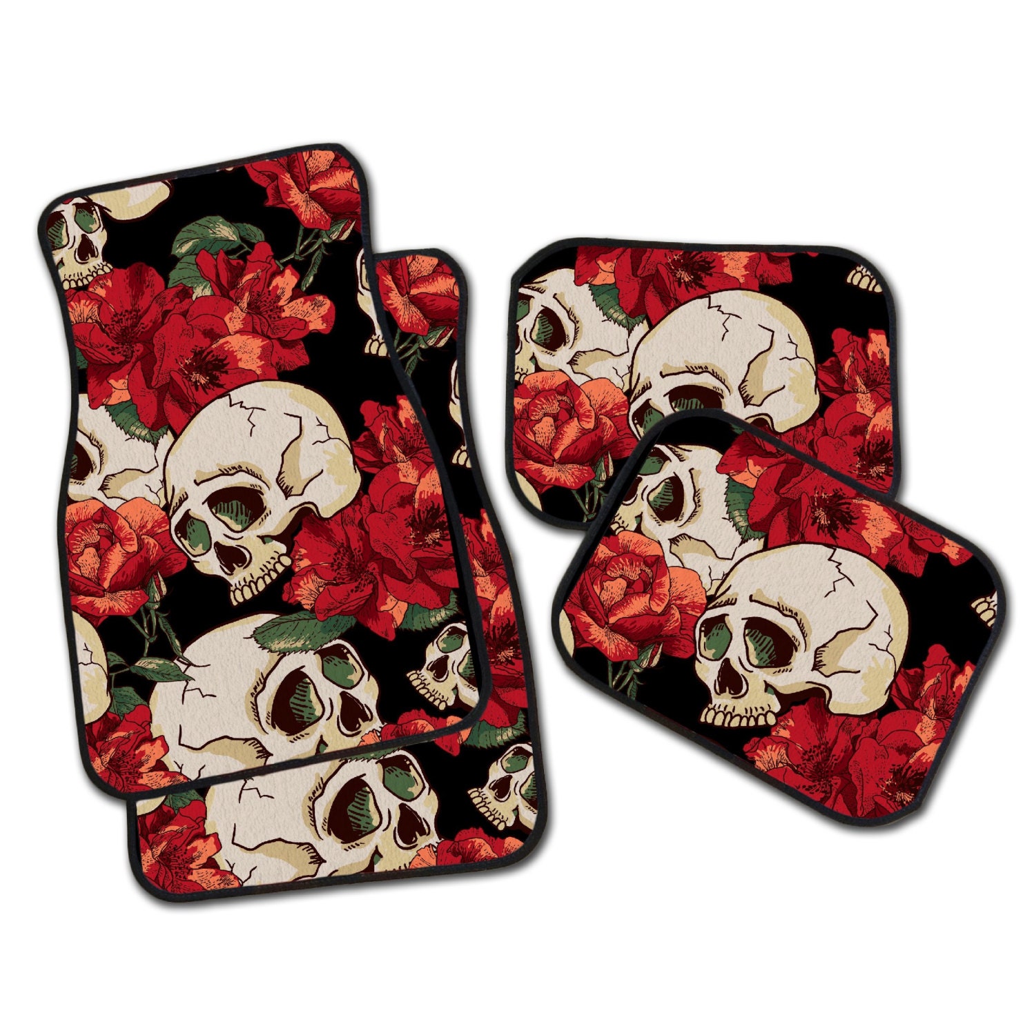Red Skull Car Seat Covers Red Skull Car Seat Covers