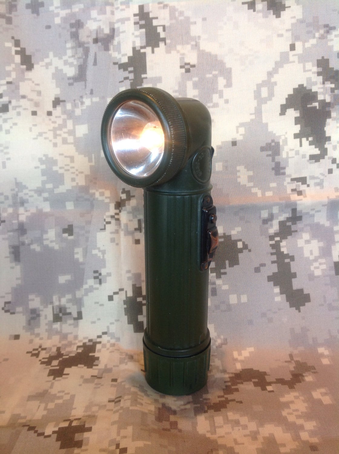 Reserved Vintage British Military Flashlight/Torch.