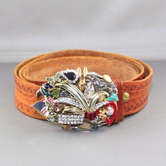 Belt Jewelry Belt Fashion Rhinestone Buckle Large Buckle