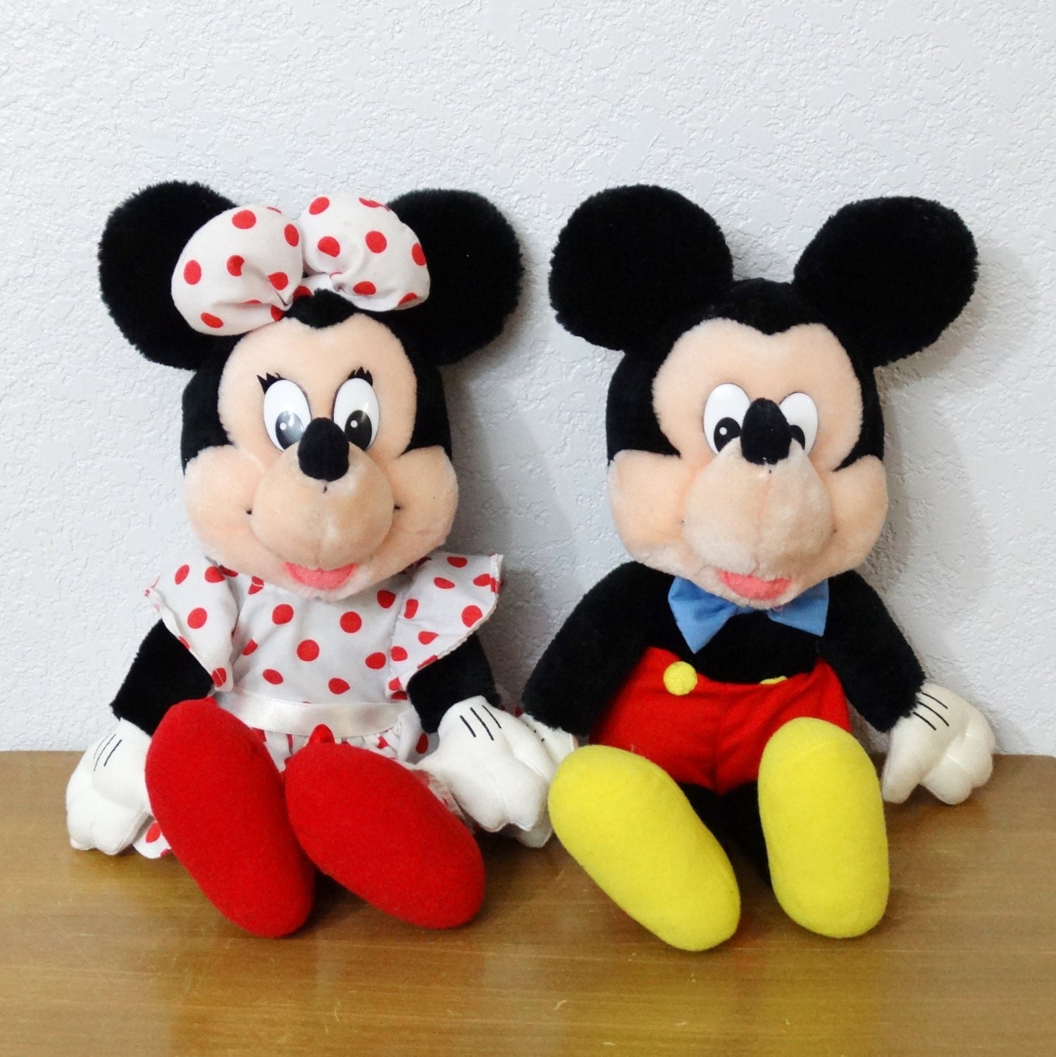 old mickey and minnie dolls