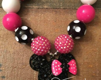 Custom Minnie Mouse Chanel Crystal/Rhinestone by TinleighsTrinkets
