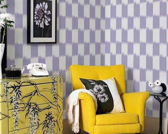Self-adhesive modern vinyl Wallpaper wall sticker - Large Check pattern wallpaper decal C034