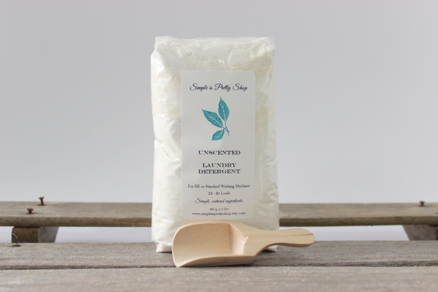 Vegan Unscented Natural Laundry Detergent Powder Fragrance
