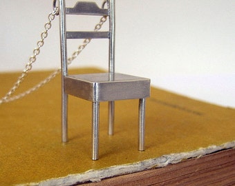 Sterling Silver Chair Pendant