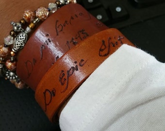 Do Epic Shit - Custom Leather Cuff