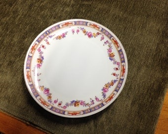 Sample Plate made in Germany, 8" Plate, Decorative Plate, Sample Plate, Luncheon Plate 8", Garland decorative plate, Germany