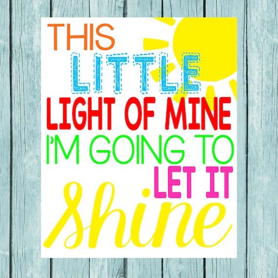 GOING TO LET IT SHINE going to let it shine: