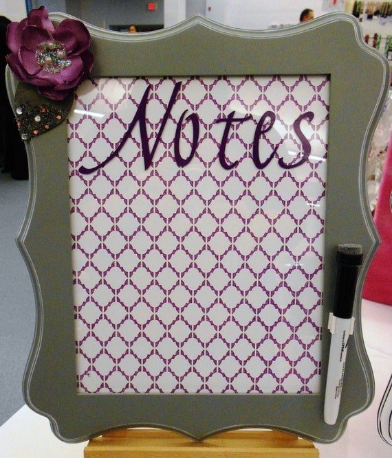 Decorative Dry Erase Board Message Board by CJsCraftySamplers