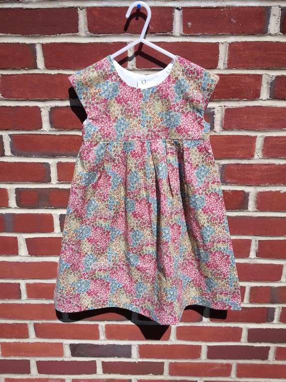 Floral Summer Dress Size 5T by SweetlyStitchedbyKW on Etsy