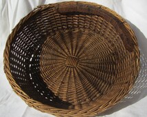 Popular items for round woven basket on Etsy