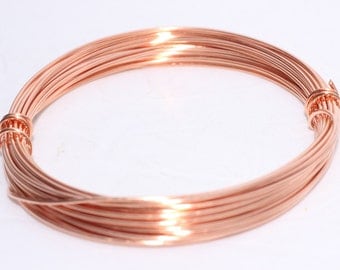 17 Gauge-Dead soft wire, Copper Wire - Bulk Wire, Jewelry-Making Wire - You Pick Gauge - 100% Guarantee - 13 Feet , WR5
