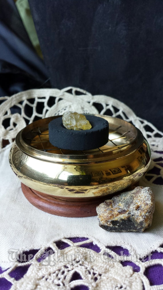 Small Charcoal Burner For Resin Incense By Themagickcabinet