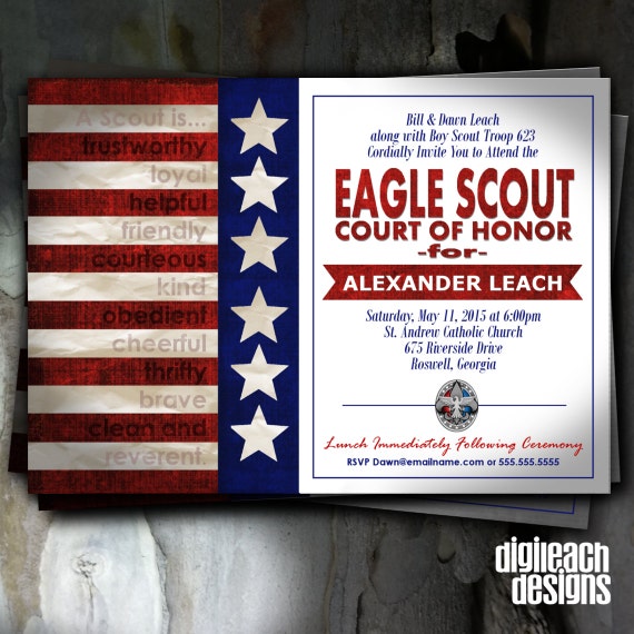 eagle scout court of honor free downloadable templates