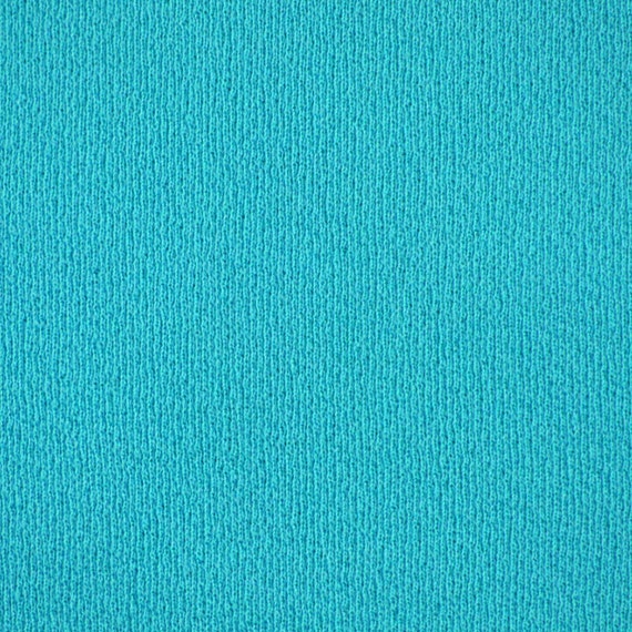 Blue Green Double Knit Fabric Medium Weight Polyester half