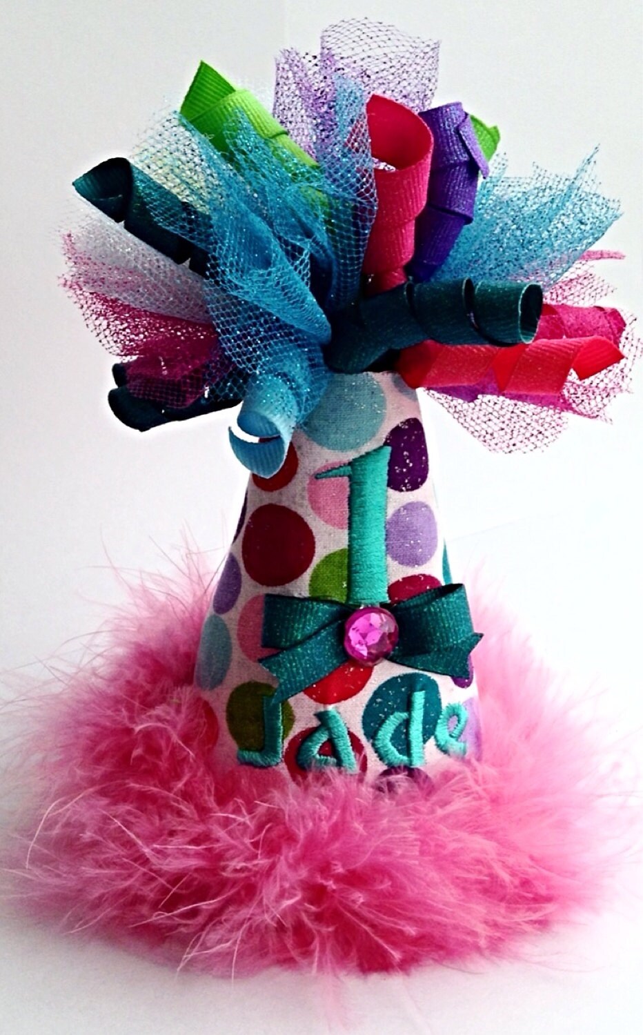 Birthday Hat for Dogs Dog Birthday Hat Polka Dot by CreateAlley