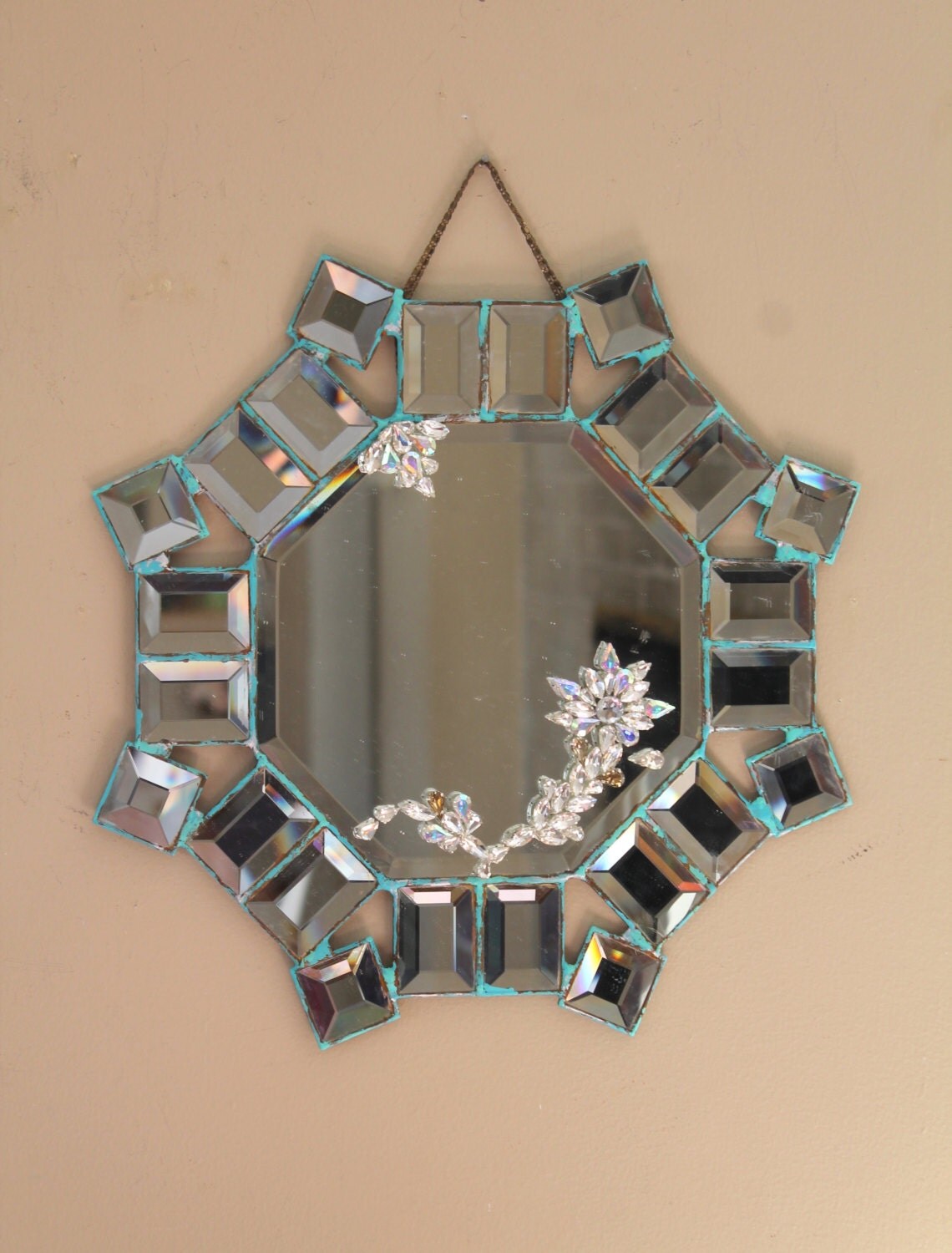 DECORATIVE Wall Mirror Small Mirror Shabby Cottage Hand