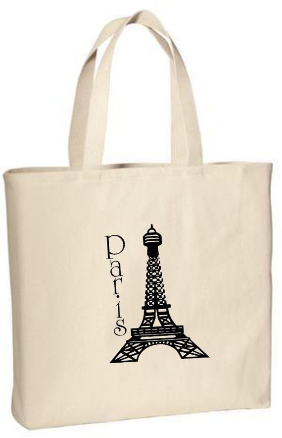 Tote Bags Travel Tote Bags Paris Bag Eiffel Tower Tote