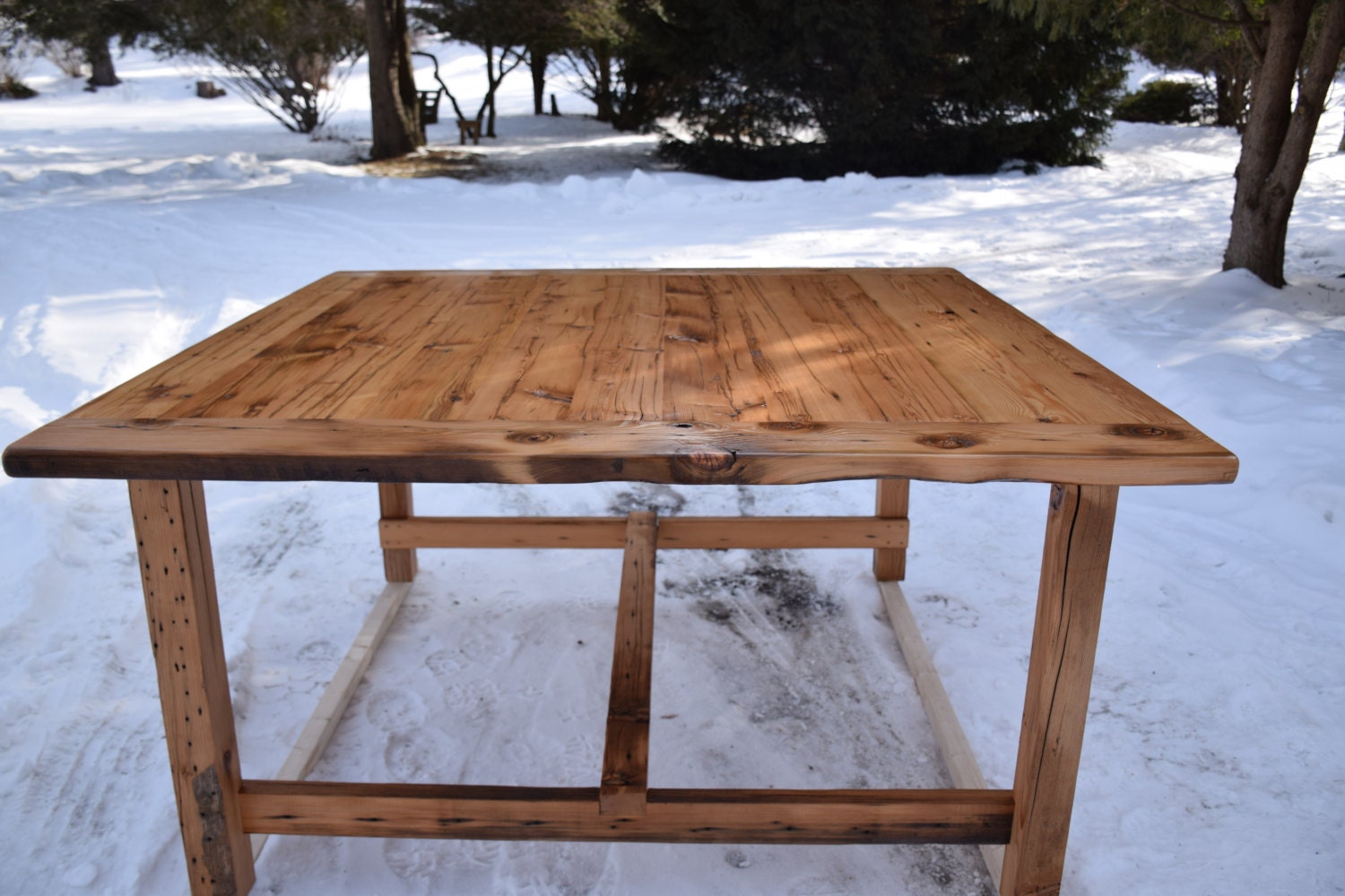 The Alice Reclaimed Wood Dining Table Farmhouse Table