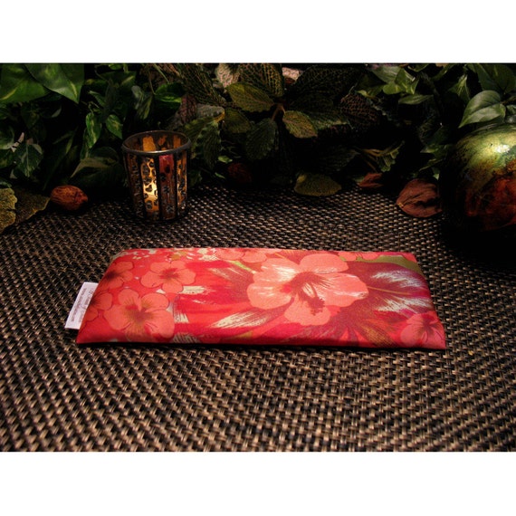 Flax Seed Eye Pillow, Pampering. Migraine Relief. Hot Flashes. Yoga 