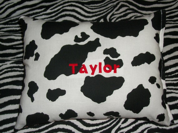 outdoor cow pillow