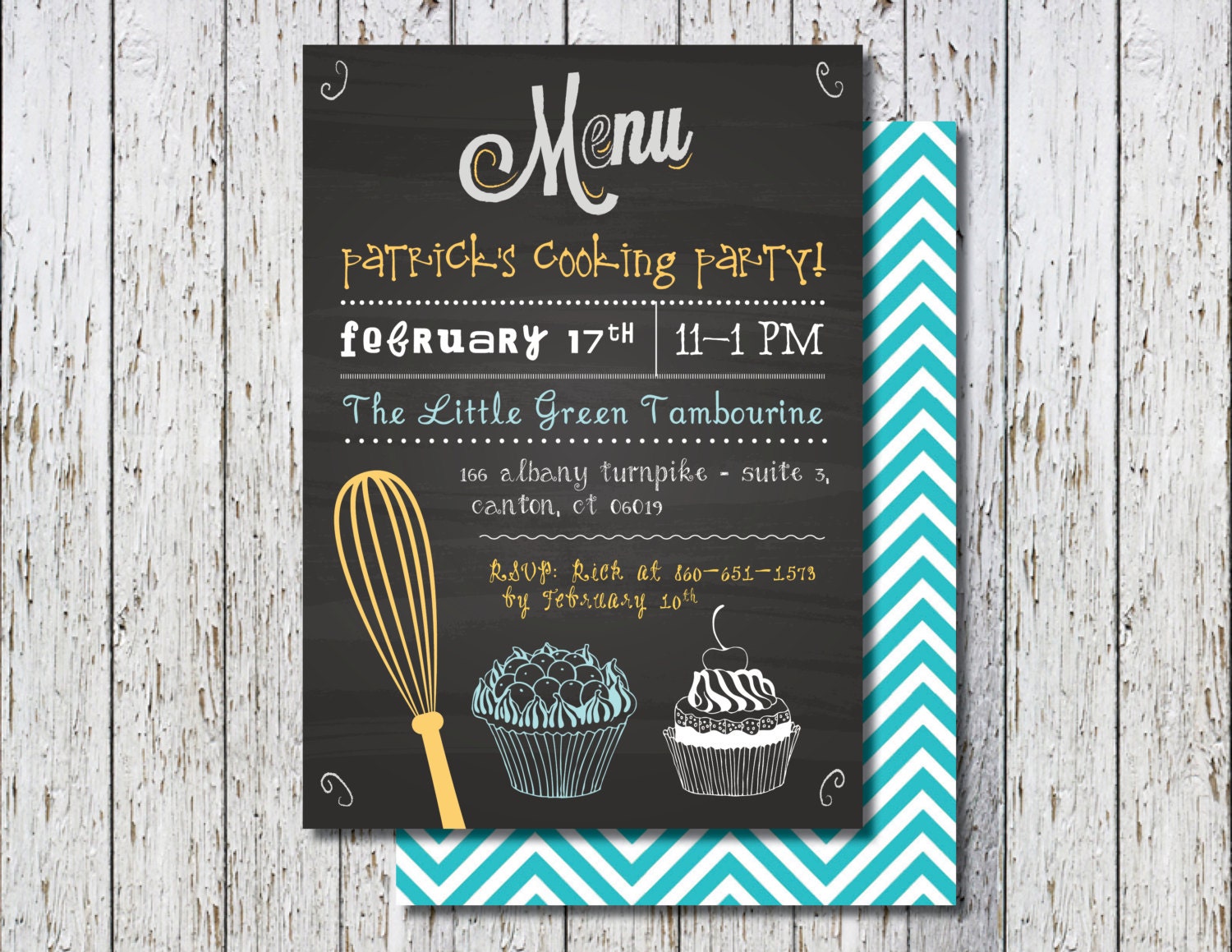 Cooking Party Invitations 10