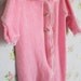 Vintage Pink One-Piece Baby Girl Outfit - Infant 0-6 Months