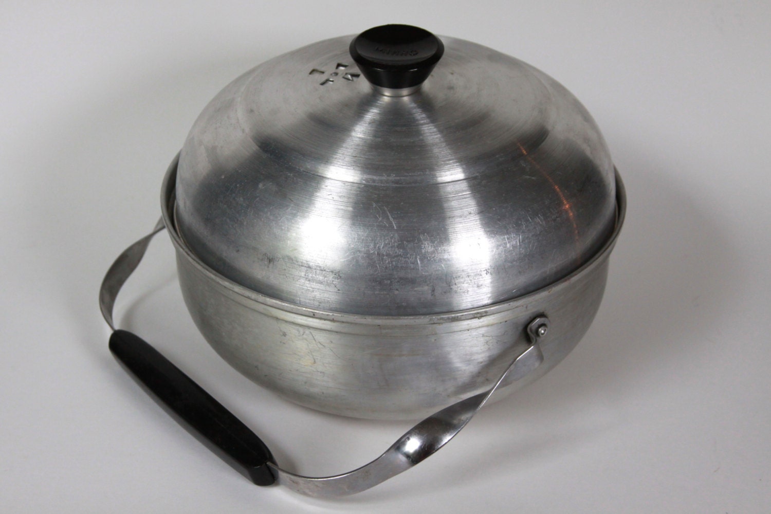 Vintage Mirro Bun Warmer Vegetable steamer Retro Kitchen ware