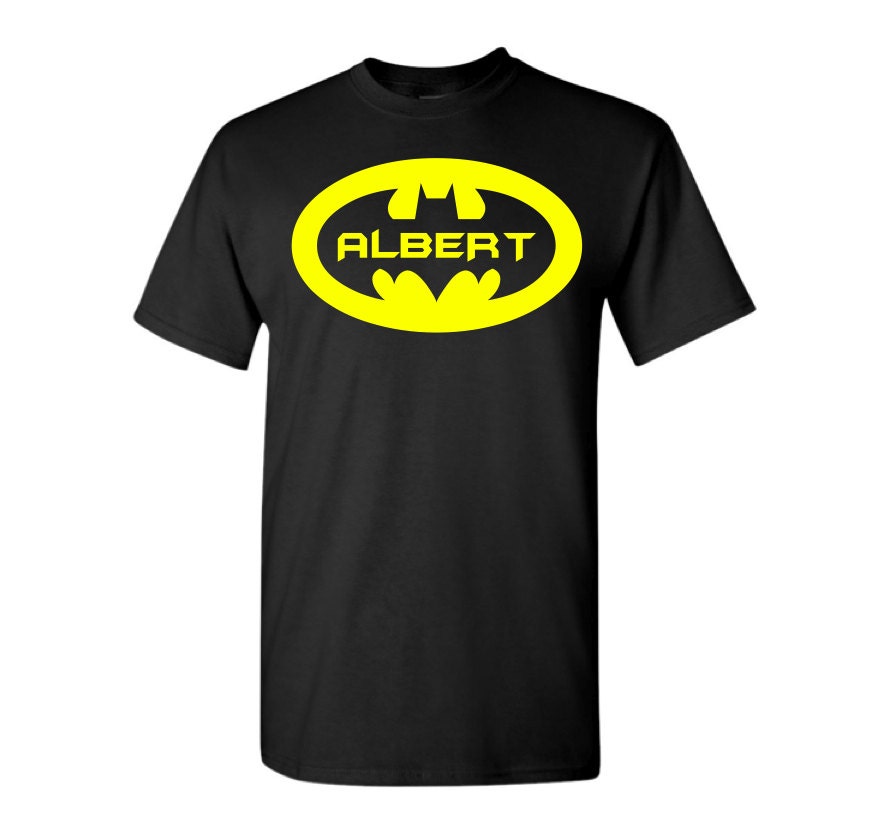 Personalized Batman tshirt Custom Batman Shirt with Name