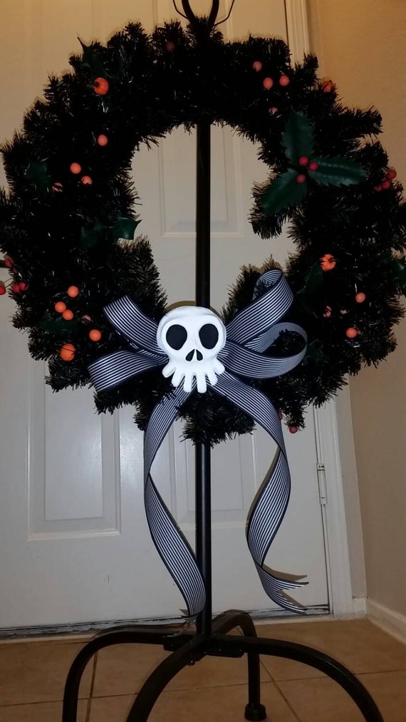 Haunted mansion nightmare before Christmas wreath