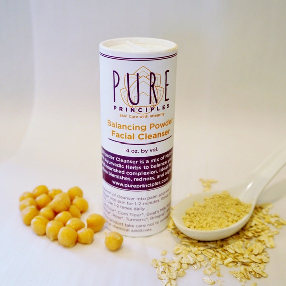 Organic Balancing Powder Facial Cleanser. Gently by PurePrinciples