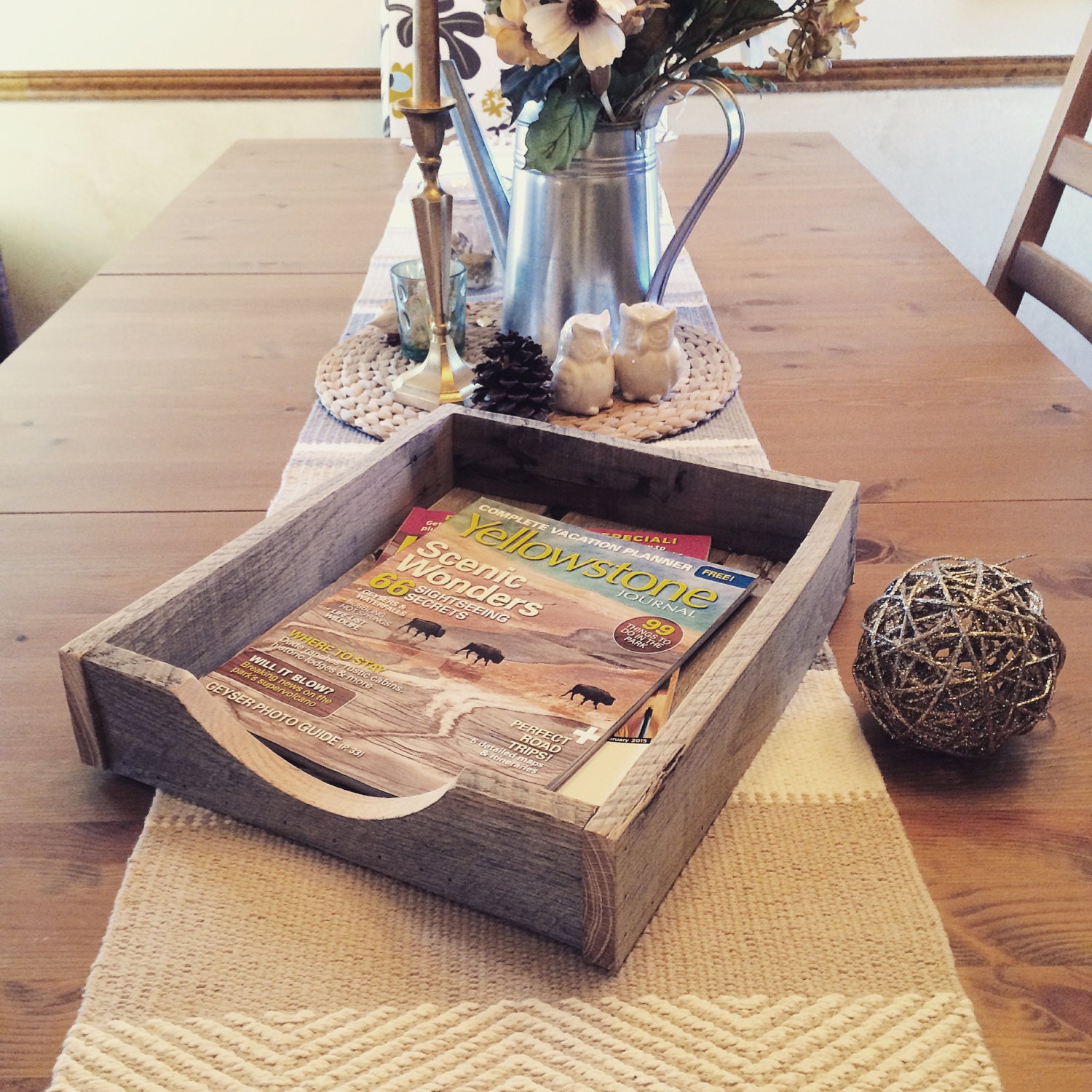 Rustic Letter Tray